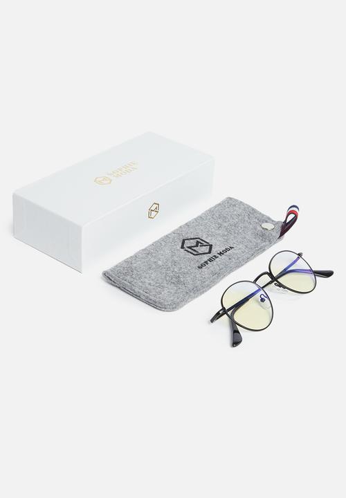 Sophie Moda - Anti-blue light descartes collection - black