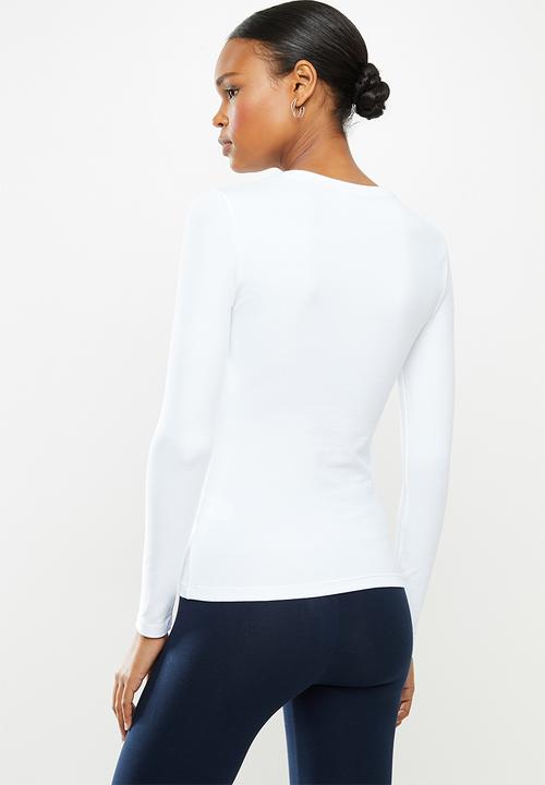 FILA - Deckle long sleeve - white
