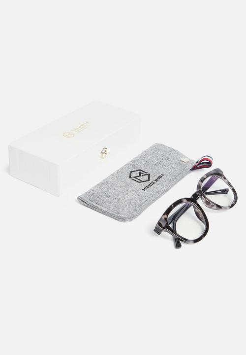 Sophie Moda - Photochromic  & mild anti blue-light: arbour collection - black