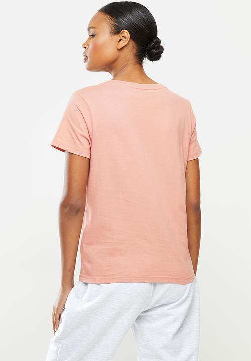 FILA - Mono deckle standard t-shirt - dusty pink 