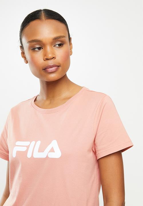 FILA - Mono deckle standard t-shirt - dusty pink 