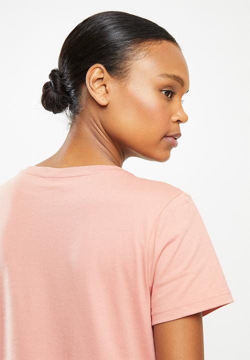 FILA - Mono deckle standard t-shirt - dusty pink 