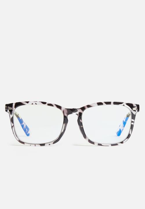 Sophie Moda - Anti-blue light classic colourful fashion 2 pack - black & white 