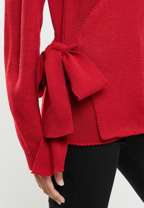 Glamorous - Vneck jumper - red