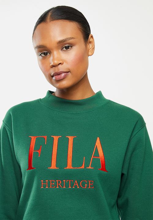 FILA - Lady sweatshirt polar neck - green