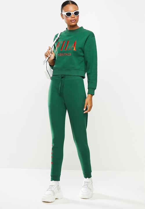 FILA - Lady sweatshirt polar neck - green