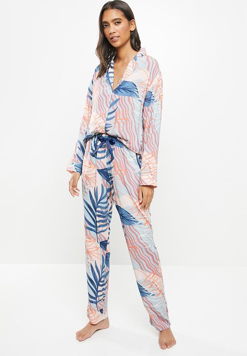Superbalist - Sleep shirt & pants set - multi