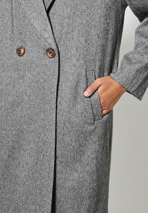 Superbalist - Boyfriend coat - herringbone