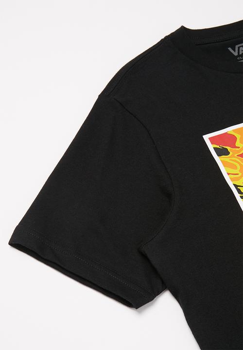 Vans - Print box long sleeve tee - black