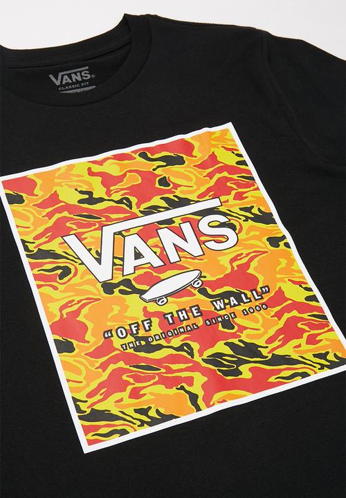 Vans - Print box long sleeve tee - black