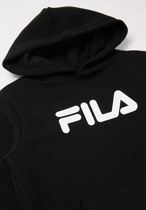 FILA - Mono deckle hoodie - black