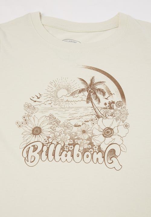 Billabong  - Girls eco flower tee - neutral
