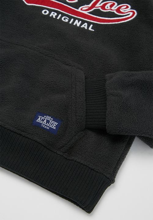Aca Joe - Pre-boys core fleece hoody - charcoal