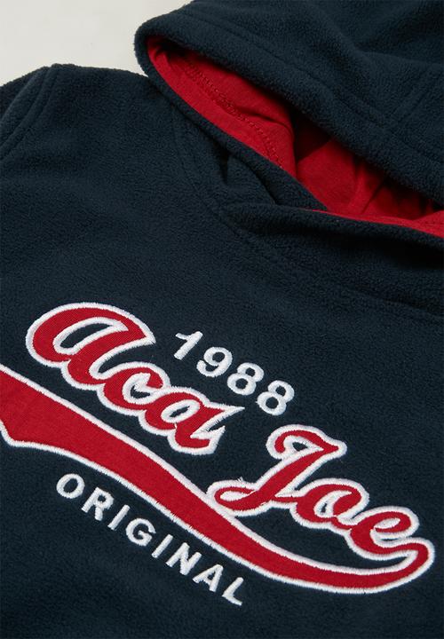 Aca Joe - Pre-boys core fleece hoody - navy