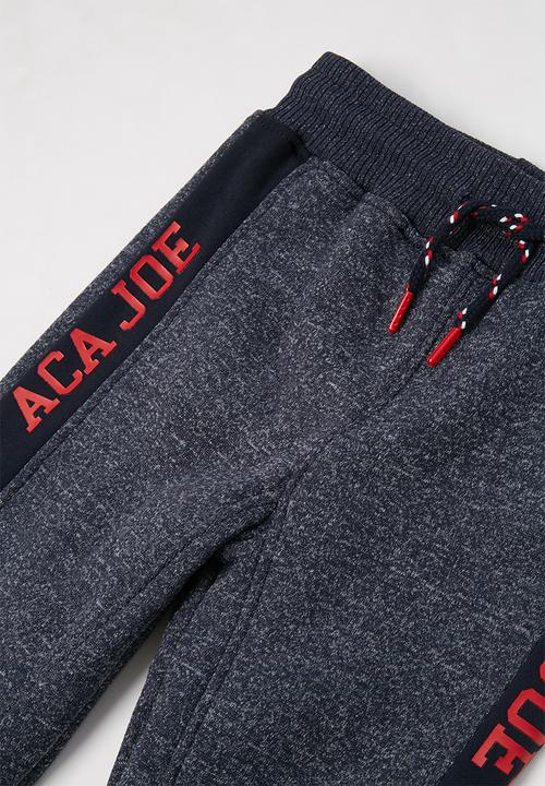 Aca Joe - Pre-boys brushed grindle jogger - navy