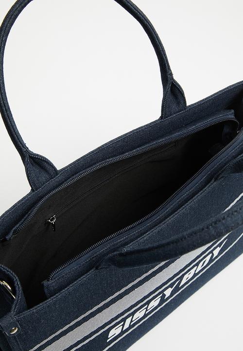 SISSY BOY - Denim shopper - navy