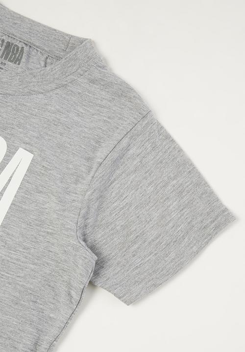 NBA - Nba straight hem printed tee - grey
