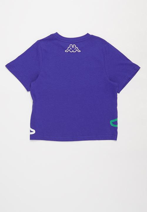 KAPPA - Logo caffy tee - blue