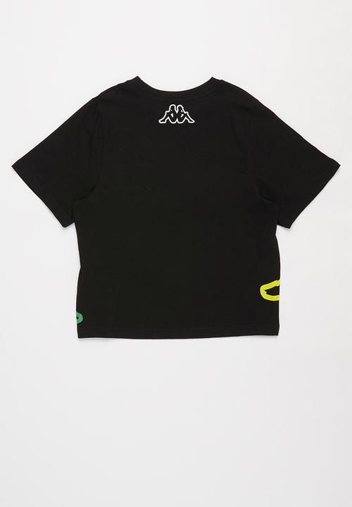 KAPPA - Logo caffy tee - black