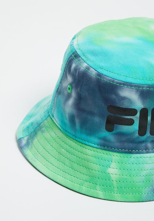 FILA - Fognini tie dye bucket hat - green