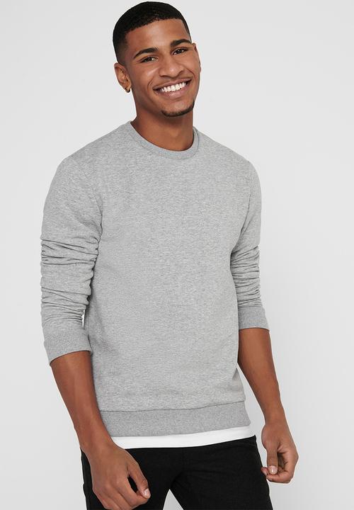 Only & Sons - Ceres life crew sweat - light grey