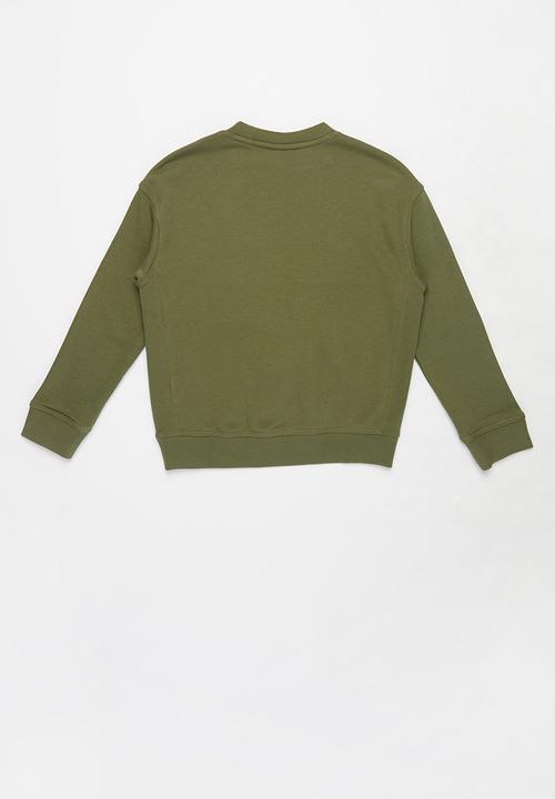 Nike - Boys Nike sportswear rtl utility fleece top - olive