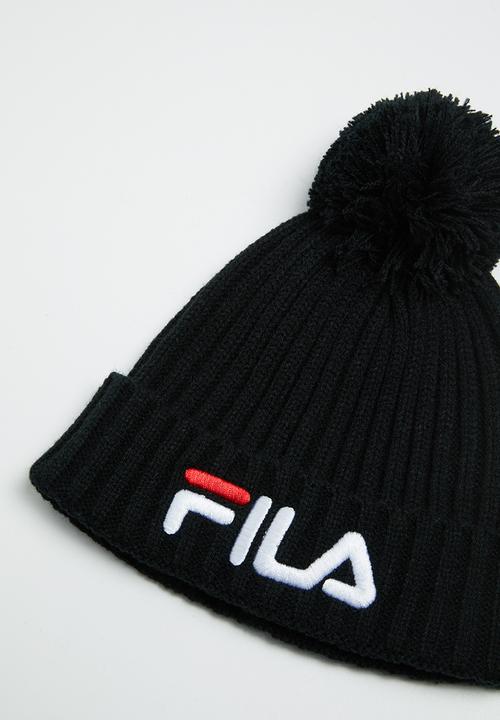 FILA - Sandy pom pom beanie - black