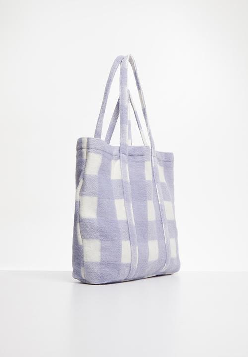 Rubi - Check mate tote - purple