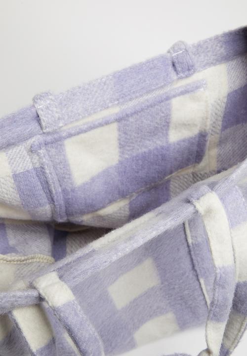 Rubi - Check mate tote - purple