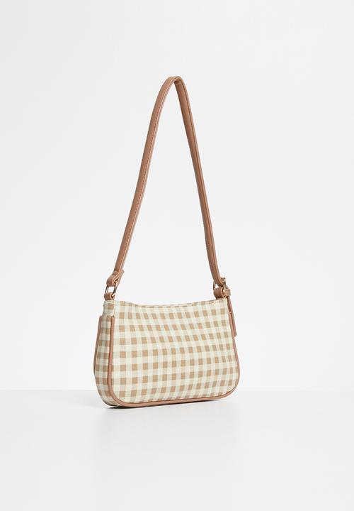 Rubi - Lexi underarm bag - brown & neutral