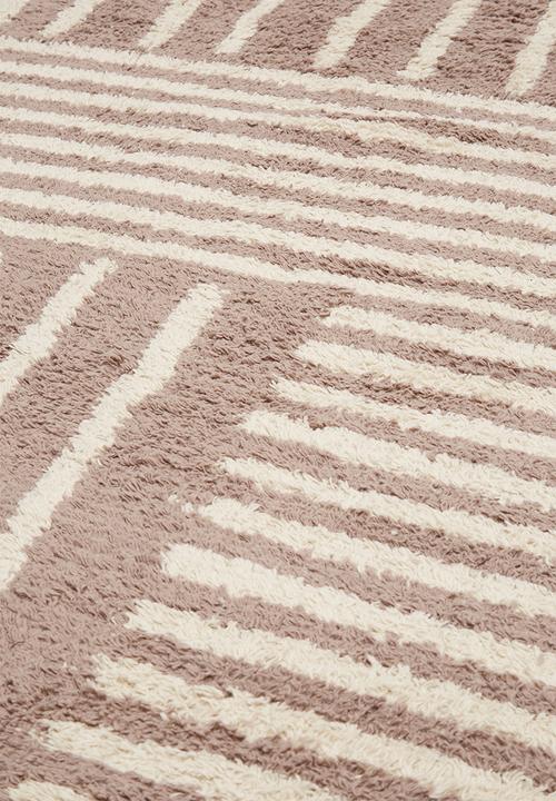 Sixth Floor - Amy tufted rug - rose pink