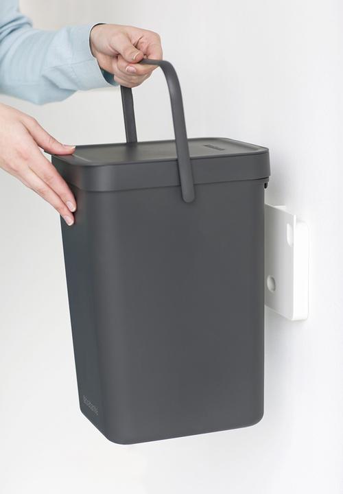 Sort & Go  - Waste bin 12 litre - black
