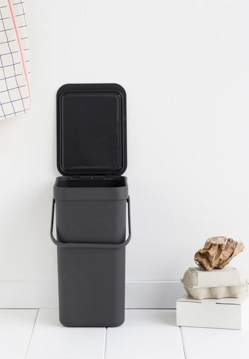Sort & Go  - Waste bin 12 litre - black