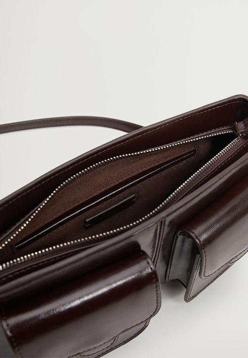MANGO - Layna bag - dark brown
