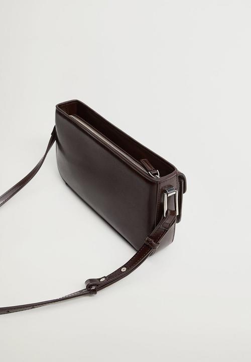 MANGO - Layna bag - dark brown