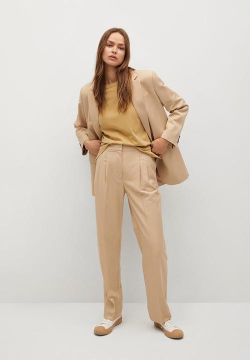 MANGO - T-shirt migi - brown