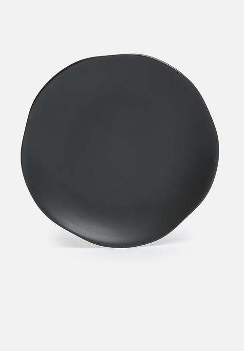 Sixth Floor - Kento dinner plate set of 4 - charcoal