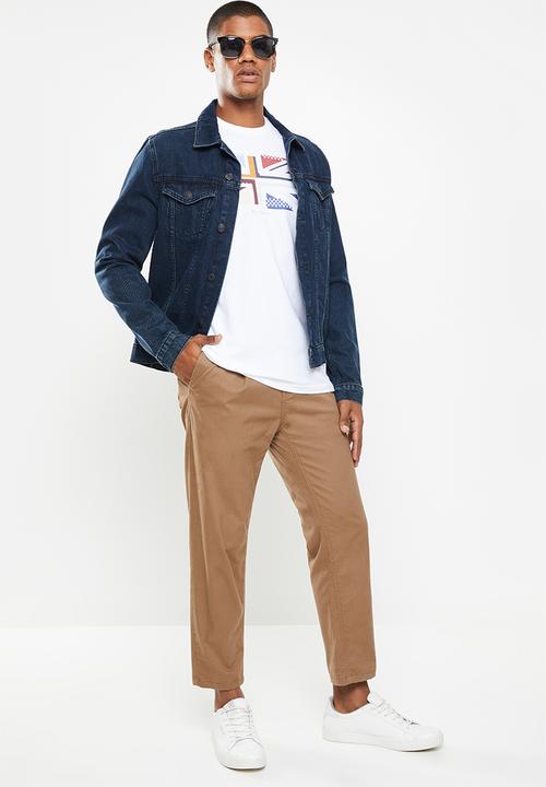 Ben Sherman - UK sliced tee - white