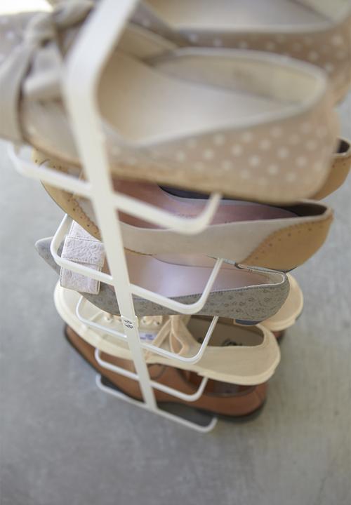 Yamazaki - Tower shoe rack - white