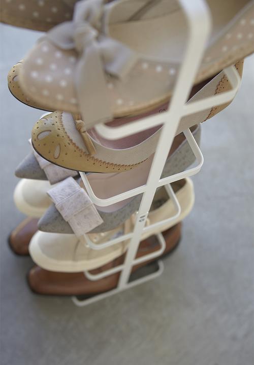 Yamazaki - Tower shoe rack - white