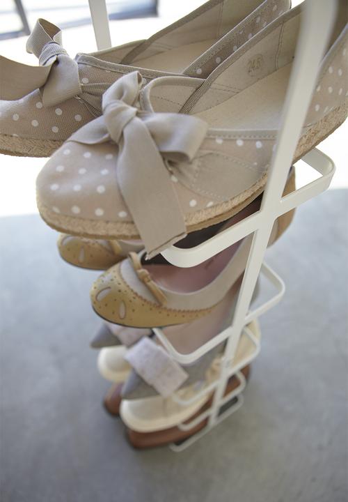 Yamazaki - Tower shoe rack - white