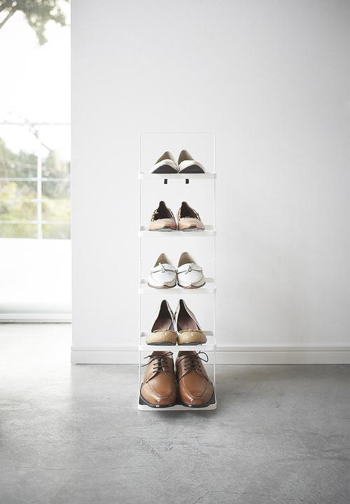 Yamazaki - Tower shoe rack - white