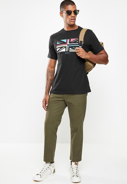 Ben Sherman - UK sliced tee - black