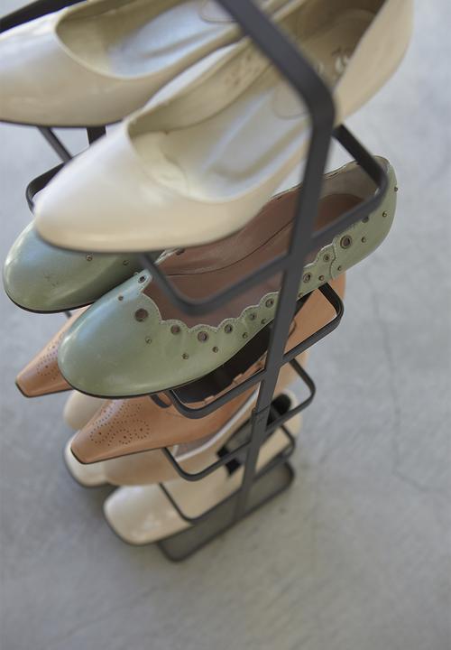 Yamazaki - Tower shoe rack - black