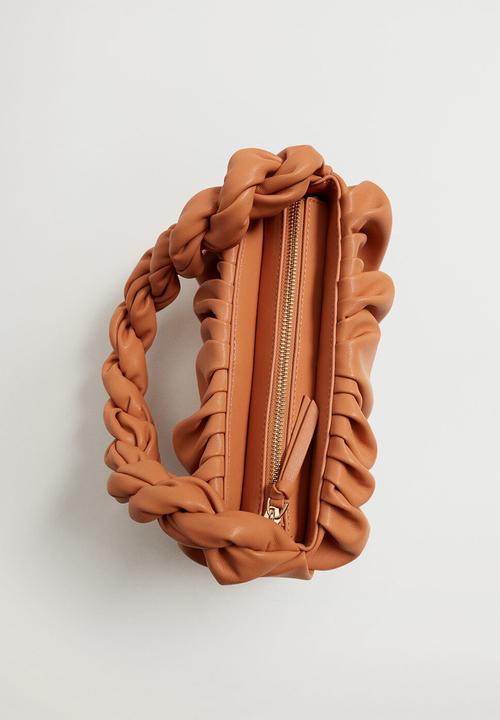 MANGO - Fusilli bag - tan