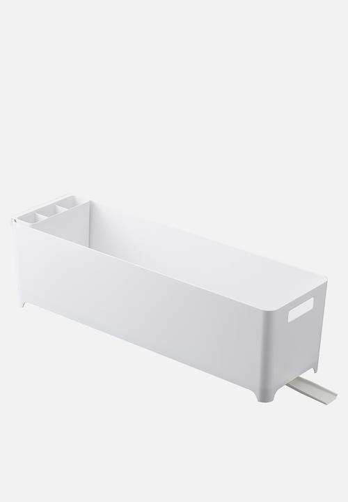 Yamazaki - Tower slim dish drainer - white