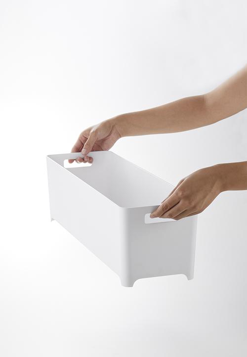 Yamazaki - Tower slim dish drainer - white