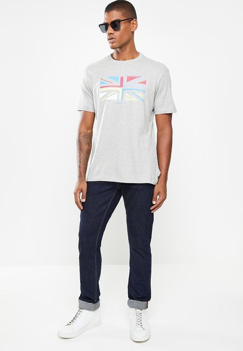 Ben Sherman - UK sliced tee - grey