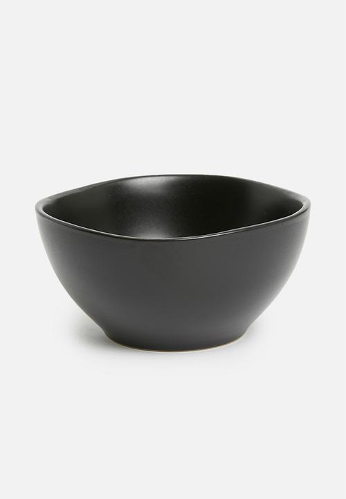 Sixth Floor - Kento bowl set of 4 - charcoal