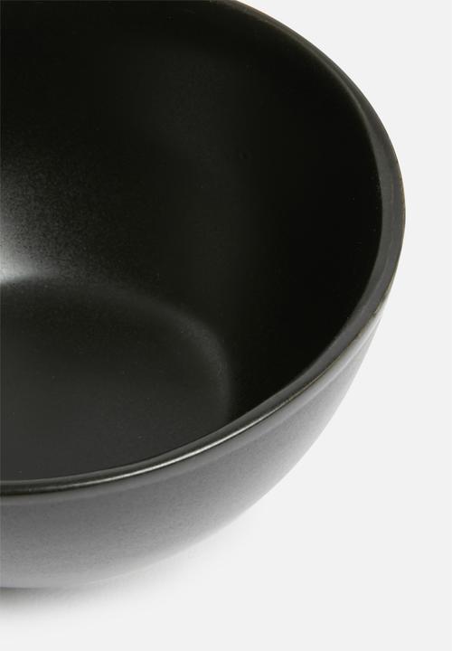 Sixth Floor - Kento bowl set of 4 - charcoal